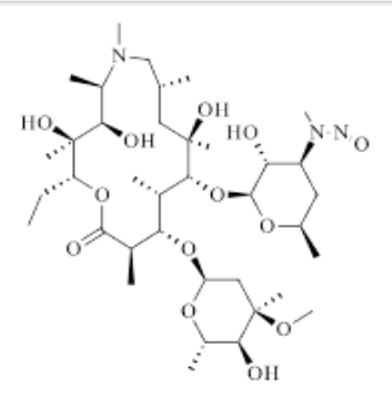  N-亚硝基-阿奇霉素；N- Nitroso-Azithromycin；C37H69N3O13