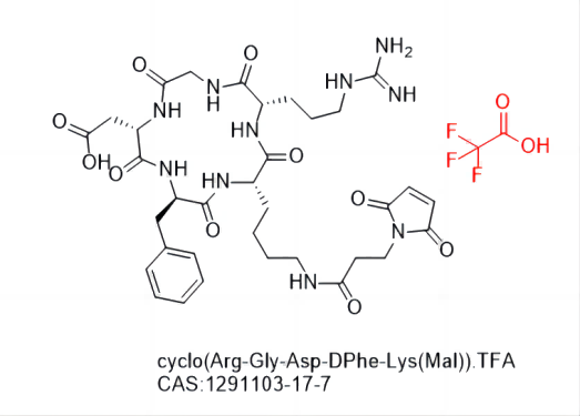 Mal-cyclo(Arg-Gly-Asp-DPhe-Lys).TFA