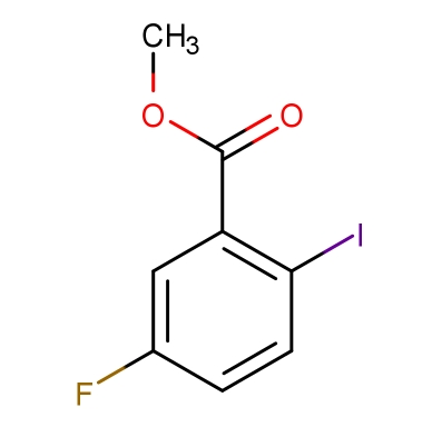 2-碘-5-氟苯甲酸甲酯；1202897-48-0；Methyl 5-fluoro-2-iodobenzoate
