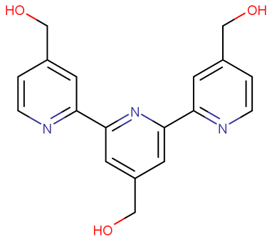 2,2':6',2"-三联吡啶-4,4',4"-三甲醇;外观:类白色粉末;可提供大数量定制，按需分装！