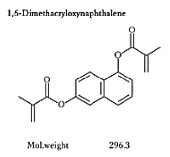 57244-30-1； 1,6-二甲基丙烯酰氧基萘；1,6-Dimethacryloxynaphthalene