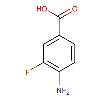 4-氨基-3-氟苯甲酸；455-87-8；4-AMINO-3-FLUOROBENZOIC ACID