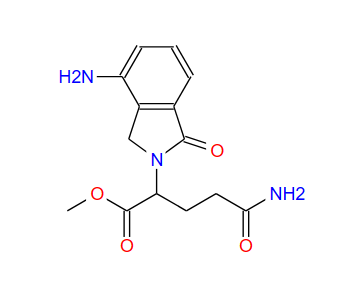 4-氨基-a-（3-氨基-3-氧代丙基）1,3-二氢-1-氧代-2H-异吲哚-2-乙酸甲酯；878782-79-7