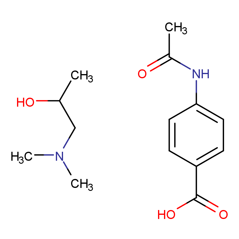 对乙酰氨基苯甲酸·1-二甲基氨基-2-丙醇复合盐