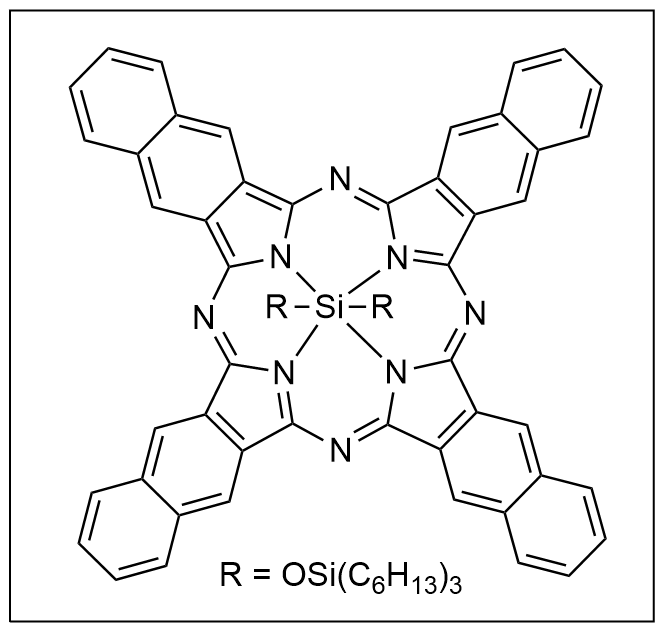 2,3-萘酞菁双(三己基硅氧基)硅烷
