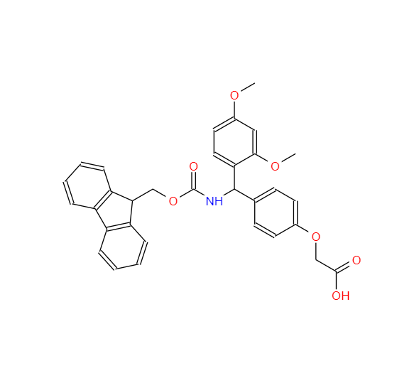 4-[(2,4-二甲氧基苯基)(FMOC-氨基)甲基]苯氧乙酸