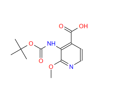 870997-82-3；3-N-BOC-氨基-2-甲氧基异烟酸；3-(tert-butoxycarbonylaMino)-2-Methoxyisonicotinic acid