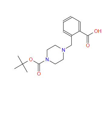 914349-53-4；1-BOC-4-(2-羧基苄基)哌嗪；2-(4-N-Boc-Piperazin-1-yl)methylbenzoic acid