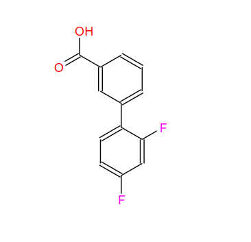 656304-77-7；2',4'-二氟-3-联苯甲酸；3-(2,4-Difluorophenyl)benzoic acid