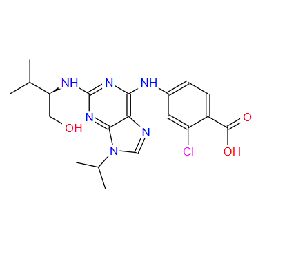 212844-54-7;(2R)-2-[[6-[(3-氯-4-羧基苯基)氨基]-9-(1-甲基乙基)-9H-嘌呤-2-基]氨基]-3-甲基-1-丁醇