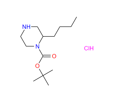 1179359-55-7；1-BOC-2-丁基哌嗪盐酸盐；1N-Boc-2-n-butylpiperazine-HCl