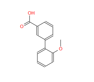 168618-47-1；2-甲氧基二苯-3-羧酸；2'-METHOXY-BIPHENYL-3-CARBOXYLIC ACID