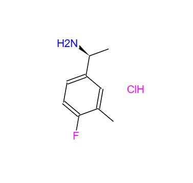 1213181-44-2；(S)-1-(4-氟-3-甲基苯基)乙胺盐酸盐；(1S)-1-(4-FLUORO-3-METHYLPHENYL)ETHYLAMINE-HCl