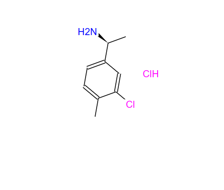 1213460-65-1;(1S)-1-(3-氯-4-甲基苯基)乙胺盐酸盐;(1S)-1-(3-CHLORO-4-METHYLPHENYL)ETHYLAMINE-HCl