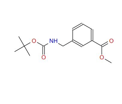 180863-55-2；3-(((叔丁氧基羰基)氨基)甲基)苯甲酸甲酯；Methyl 3-(((tert-butoxycarbonyl)aMino)Methyl)benzoate