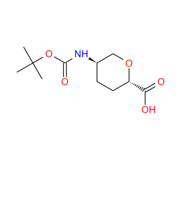 603130-13-8?；(2S,5R)-5-((叔丁氧基羰基)氨基)四氢-2H-吡喃-2-羧酸；
