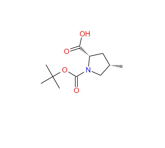 (2S,4S)-N-叔丁氧羰基-4-甲基吡咯烷-2-甲酸