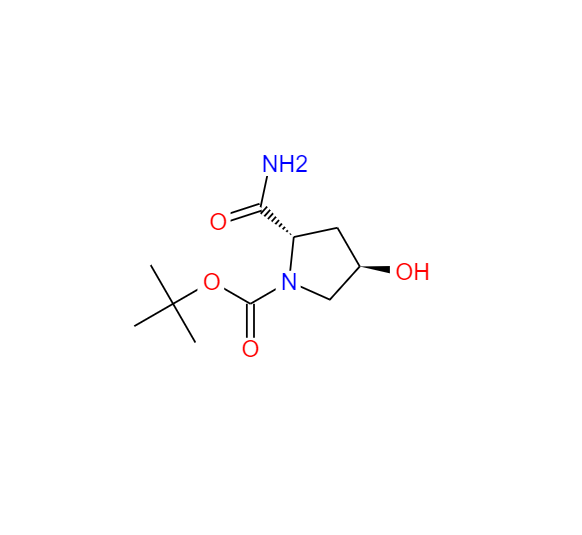 (2S,4R)-1-BOC-2-氨基甲酰基-4-羟基吡咯烷