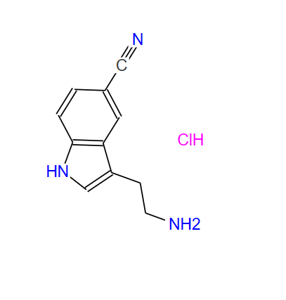 101831-71-4；5-氰基色胺盐酸盐；5-CYANOTRYPTAMINE HYDROCHLORIDE