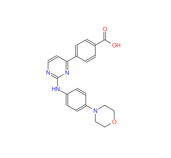 4-(2-(4-吗啉苯基氨基)嘧啶-4-基)苯甲酸