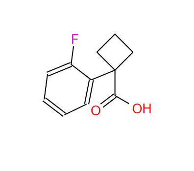 151157-48-1;1-(2-氟苯基) 环丁基甲酸;1-(2-fluorophenyl)cyclobutanecarboxylic acid