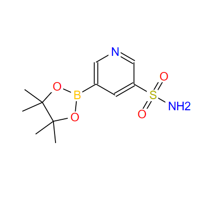 1083326-26-4；5-(4,4,5,5-四甲基-1,3,2-二氧杂环戊硼烷-2-基)吡啶-3-磺酰胺