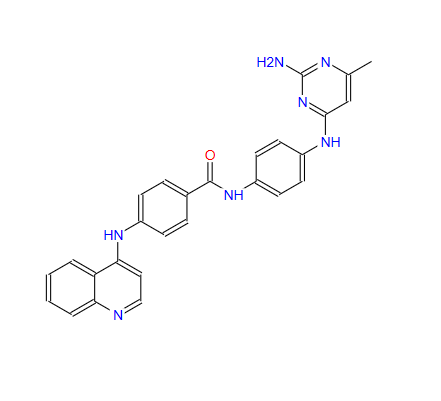 1020149-73-8;N-[4-[(2-氨基-6-甲基-4-嘧啶基)氨基]苯基]-4-(4-喹啉基氨基)苯甲酰胺