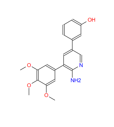 1431985-92-0;3-[6-氨基-5-(3,4,5-三甲氧基苯基)-3-吡啶基]苯酚;K02288