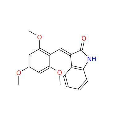186611-52-9;3-(2,4,6-三甲氧基苯亚甲基)吲哚啉-2-酮;IC 261