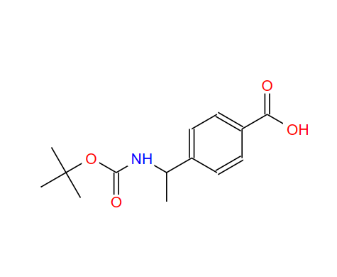 895577-21-6;4-[1-[(叔丁氧羰基)氨基]乙基]苯甲酸;4-(1-BOC-AMINO-ETHYL)-BENZOIC ACID
