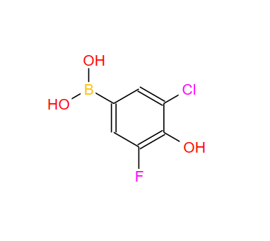 1003298-72-3;(3-氯-5-氟-4-羟基苯基)硼酸;(3-Chloro-5-fluoro-4-hydroxyphenyl)boronic acid