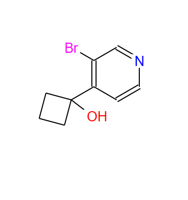 889687-37-0；1-(3-溴-4-吡啶基)环丁醇；1-(3-Bromopyridin-4-yl)cyclobutanol