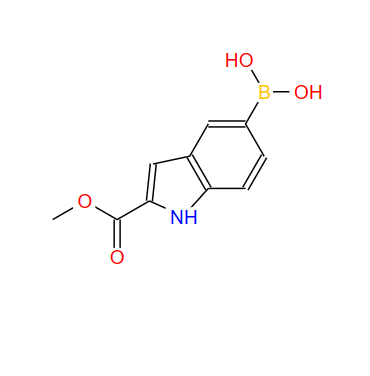 284660-86-2?；2-甲氧羰基-5-苯硼酸；2-Methoxycarbonylindole-5-boronicacid