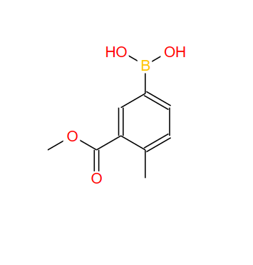 1048330-10-4;4-甲基-3-(甲氧羰基)苯硼酸;Methyl 5-borono-2-methylbenzoate