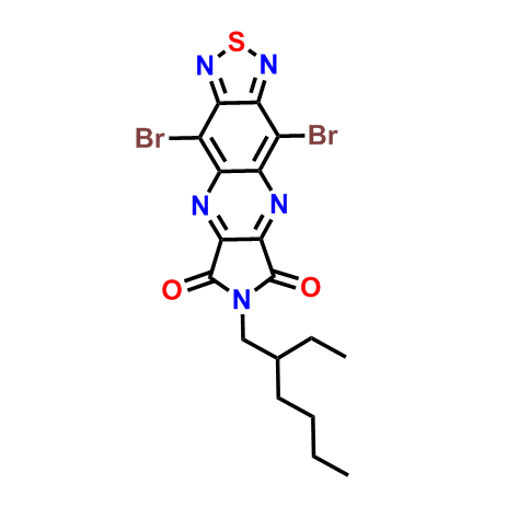 4,10-dibromo-7-(2-ethylhexyl)-6H-pyrrolo[3,4-b][1,2,5]thiadiazolo[3,4-g]quinoxaline-6,8(7H)-dione