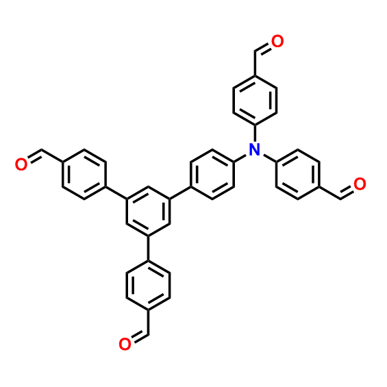 5'-(4-(双(4-甲酰基苯基)氨基)苯基)-[1,1':3',1''-三联苯]-4,4''-二甲醛