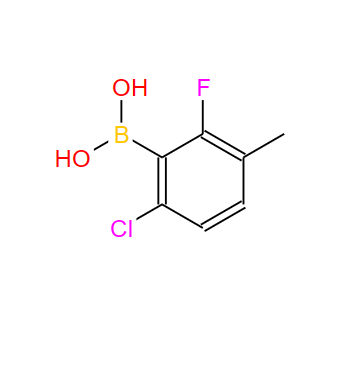 352535-86-5?;2-氯-6-氟-5-甲基苯硼酸;2-CHLORO-6-FLUORO-5-METHYLPHENYLBORONIC ACID