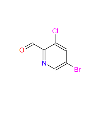 885168-04-7；5-溴-3-氯吡啶-2-醛；5-BROMO-3-CHLORO-2-FORMYLPYRIDINE