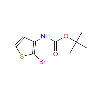 21483-64-7?;(2-溴噻吩-3-基)氨基甲酸叔丁酯;tert-butyl (2-broMothiophen-3-yl)carbaMate