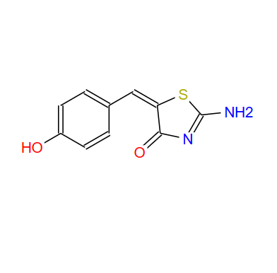 1198097-97-0; (5Z)-2-氨基-5-[(4-羟基苯基)亚甲基]-4(5H)-噻唑酮;Mirin
