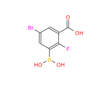 957120-63-7;5-溴-3-羧基-2-氟苯硼酸;3-Borono-5-bromo-2-fluorobenzoic acid