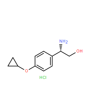 (S)-2-氨基-2-(4-环丙氧基苯基)乙醇盐酸盐