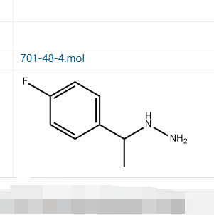 Hydrazine,  [1-(4-fluorophenyl)ethyl]-；701-48-4