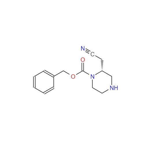 (R)-2-(氰基甲基)哌嗪-1-羧酸苄酯
