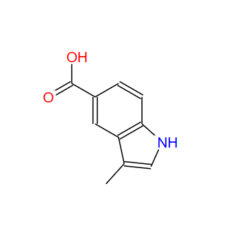 588688-44-2；3-甲基-1H-5-吲哚甲酸；3-Methyl-1H-indole-5-carboxylicacid