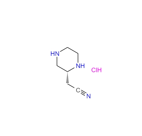 (R)-2-(哌嗪-2-基)乙腈二盐酸