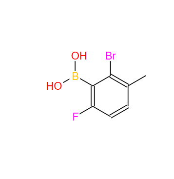 957121-09-4;2-溴-6-氟-3-甲基苯硼酸;2-Bromo-6-fluoro-3-methylphenylboronic acid