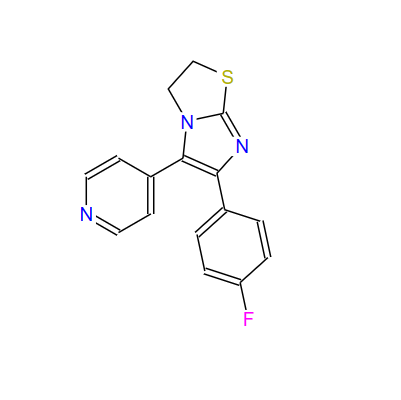 72873-74-6；6-(4-氟苯基)-5-(4-吡啶基)-2,3-二氢咪唑并[2,1-B]-噻唑；