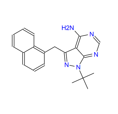 221244-14-0；4-氨基1-叔丁基-3-(1'-萘甲基)吡唑并[3,4-D]嘧啶；1 NM-PP1