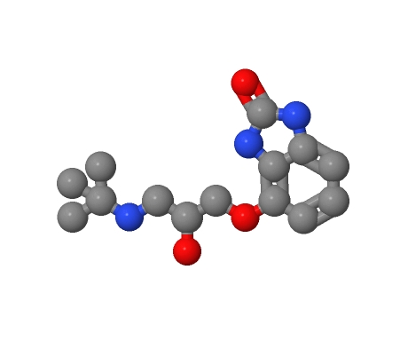 4-(3-叔丁基胺-2-羟基丙氧基)苯并咪唑-2-酮